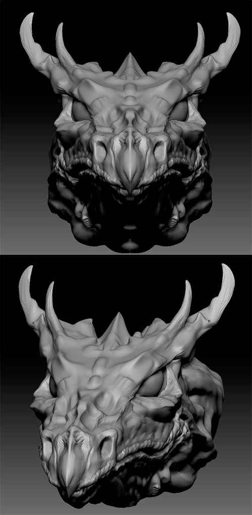 3D Dragon Turnaround